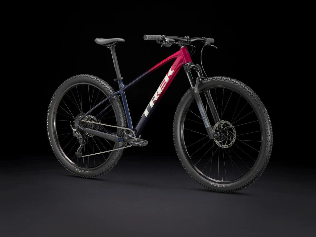 Marlin 6 - Gen 3 Mountain Bike - Rage Red to Deep Dark Blue Fade
