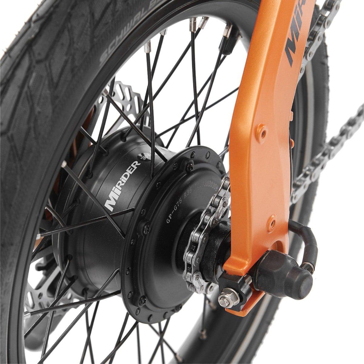 MiRiDER One Folding Hybrid E-Bike - Orange
