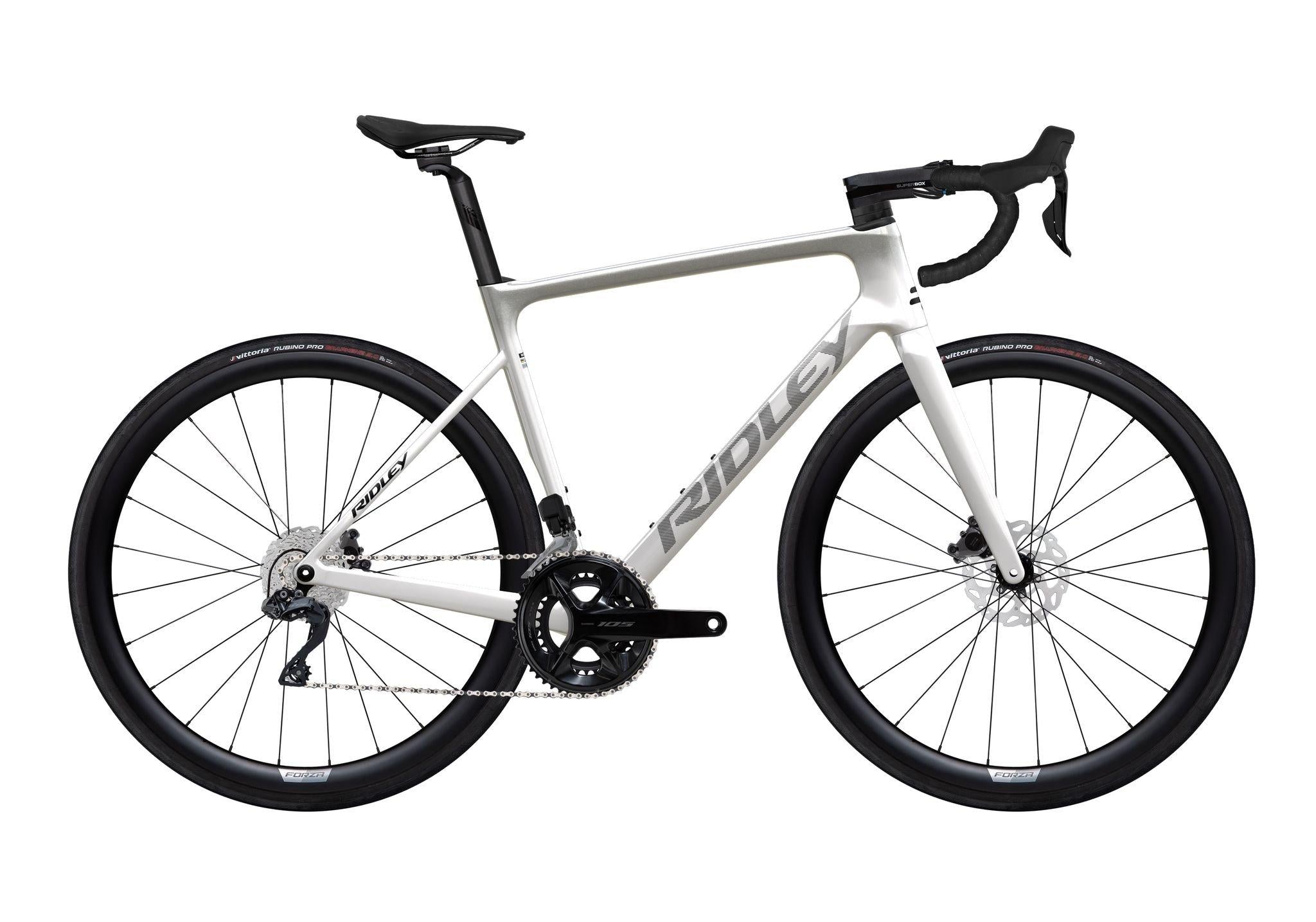 Ridley Falcn 105 Di2 Road Bike - White | Tiso