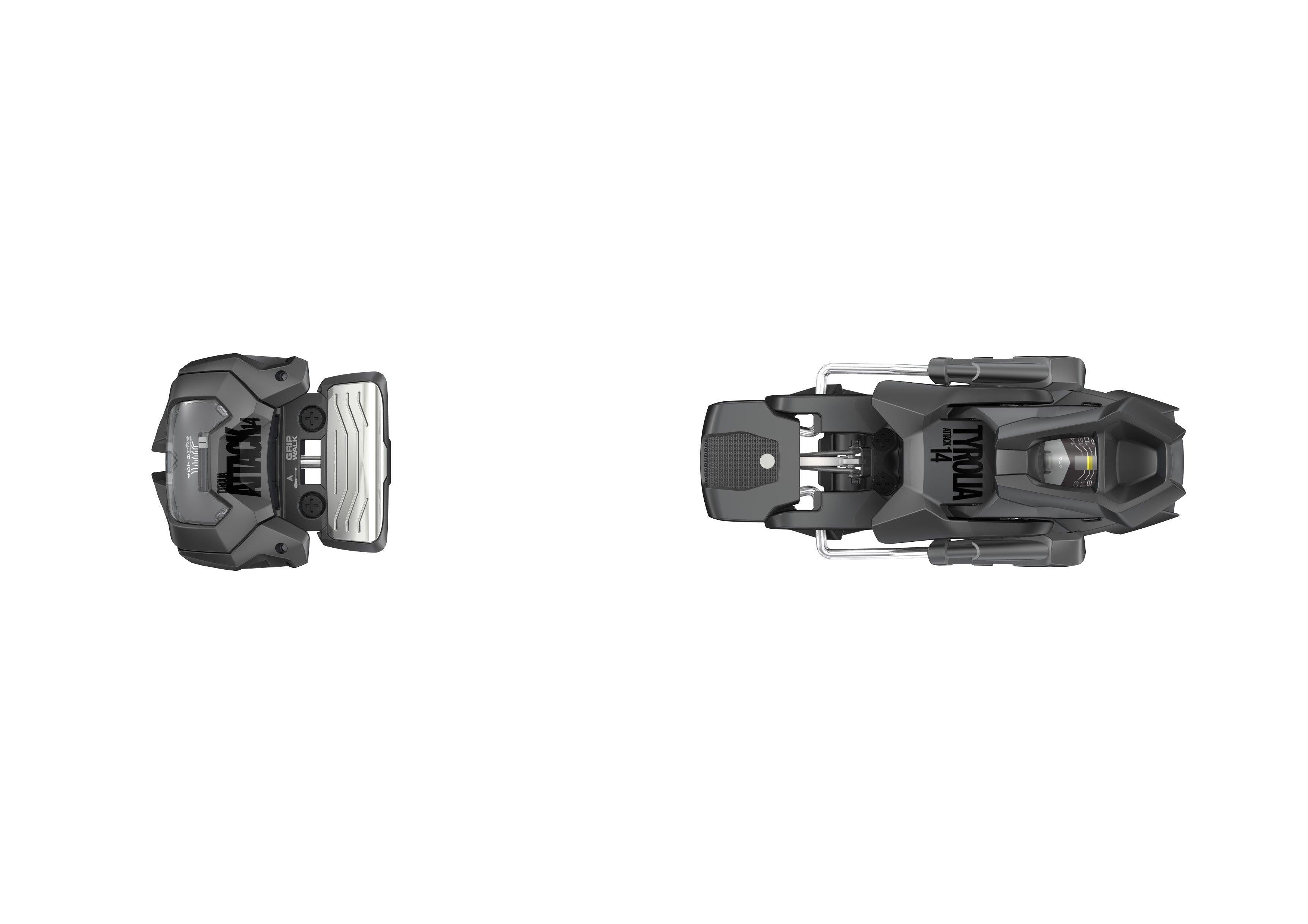 Attack 14 GW B95 Ski Bindings - Solid Black