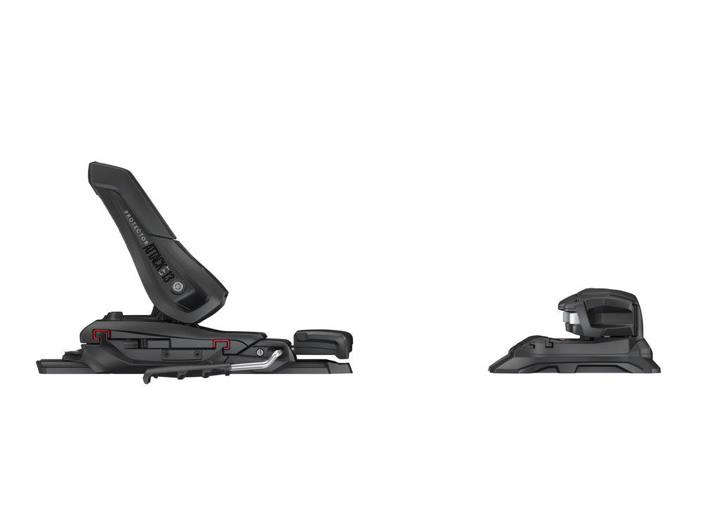Protector Attack Lyt 13 Ski Bindings with 95mm Brakes - Black
