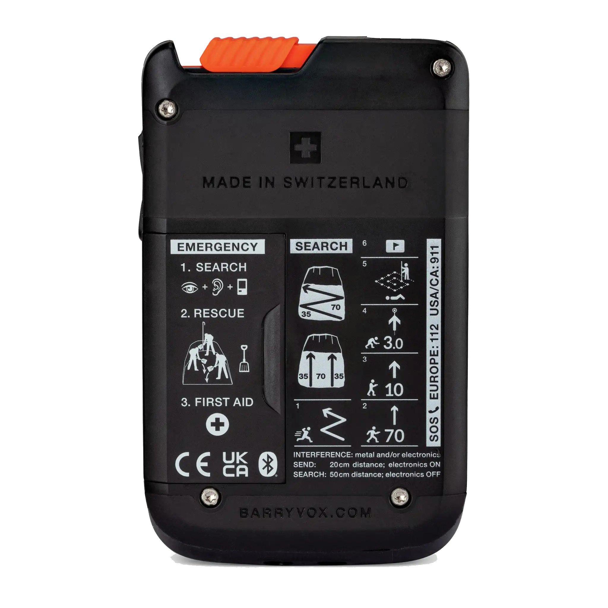 Barryvox S2 Avalanche Transceiver - Black
