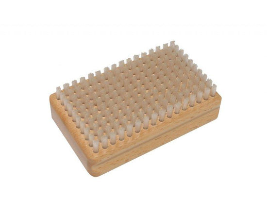Nylon Ski & Snowboard Brush - Wood / Clear Nylon