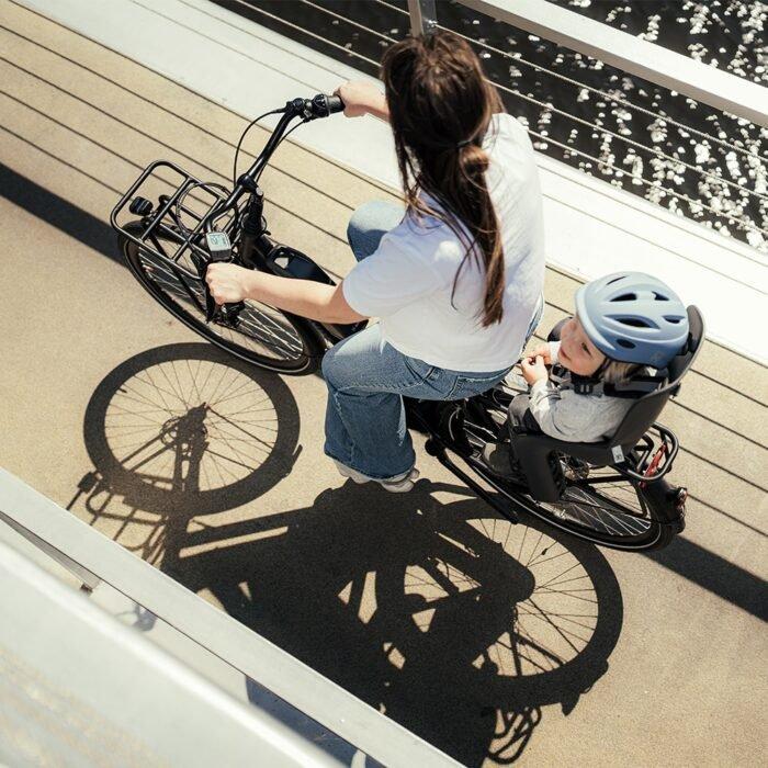 U-Me Rear Bike Seat With Mount - Black