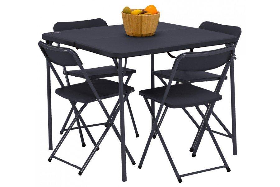 Dornoch Table And Chair Set - Black
