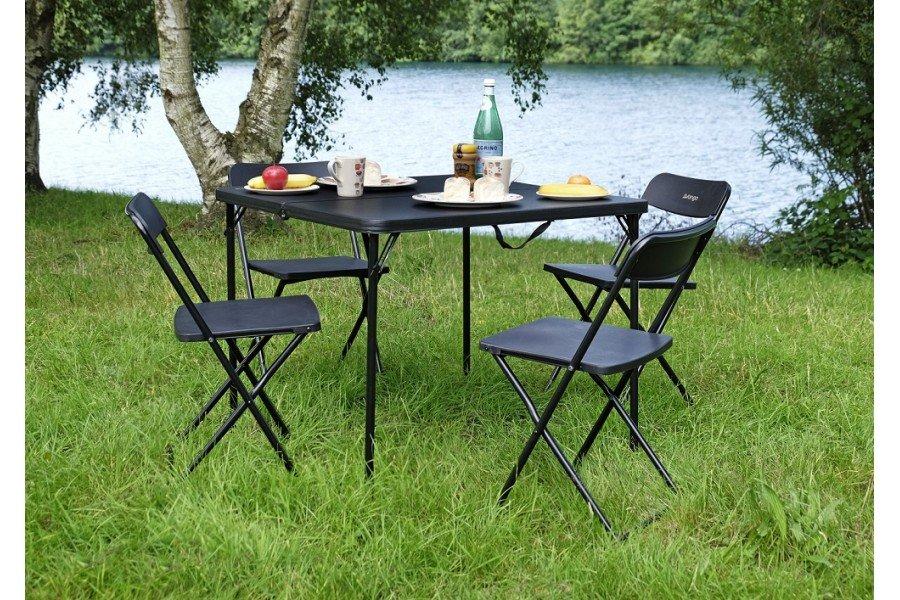 Dornoch Table And Chair Set - Black