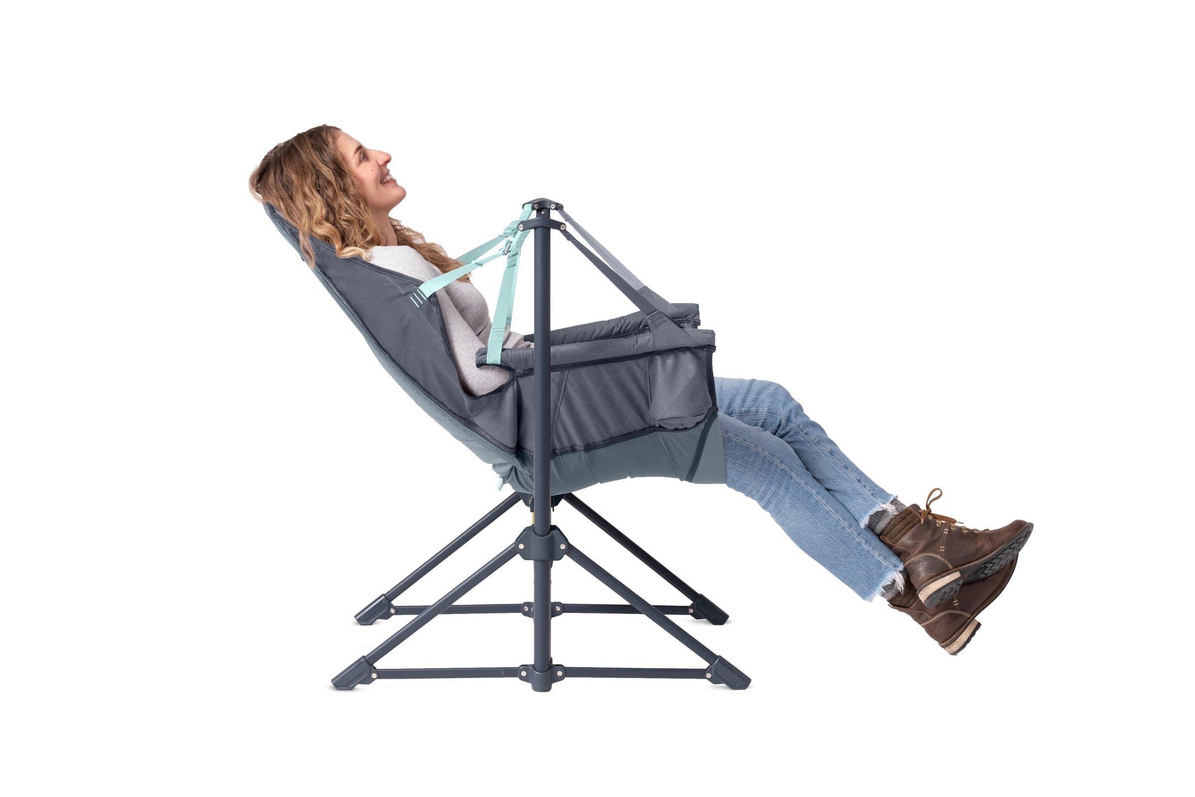 Stargaze EVO-X Folding Reclining Camp Chair - Blue