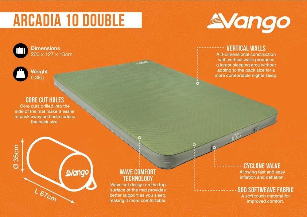 Arcadia Double Air Mattress - Green