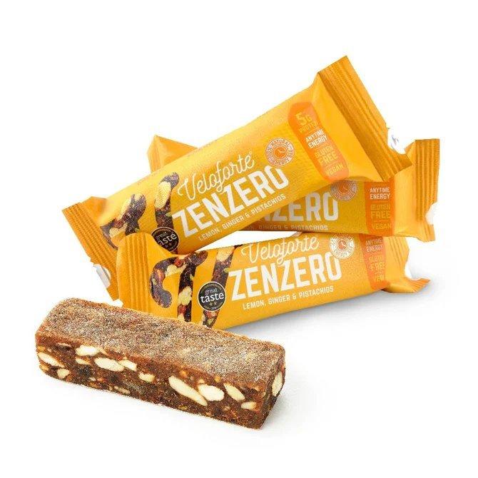 Zenzero Energy Bar - Lemon, Ginger & Pistachios