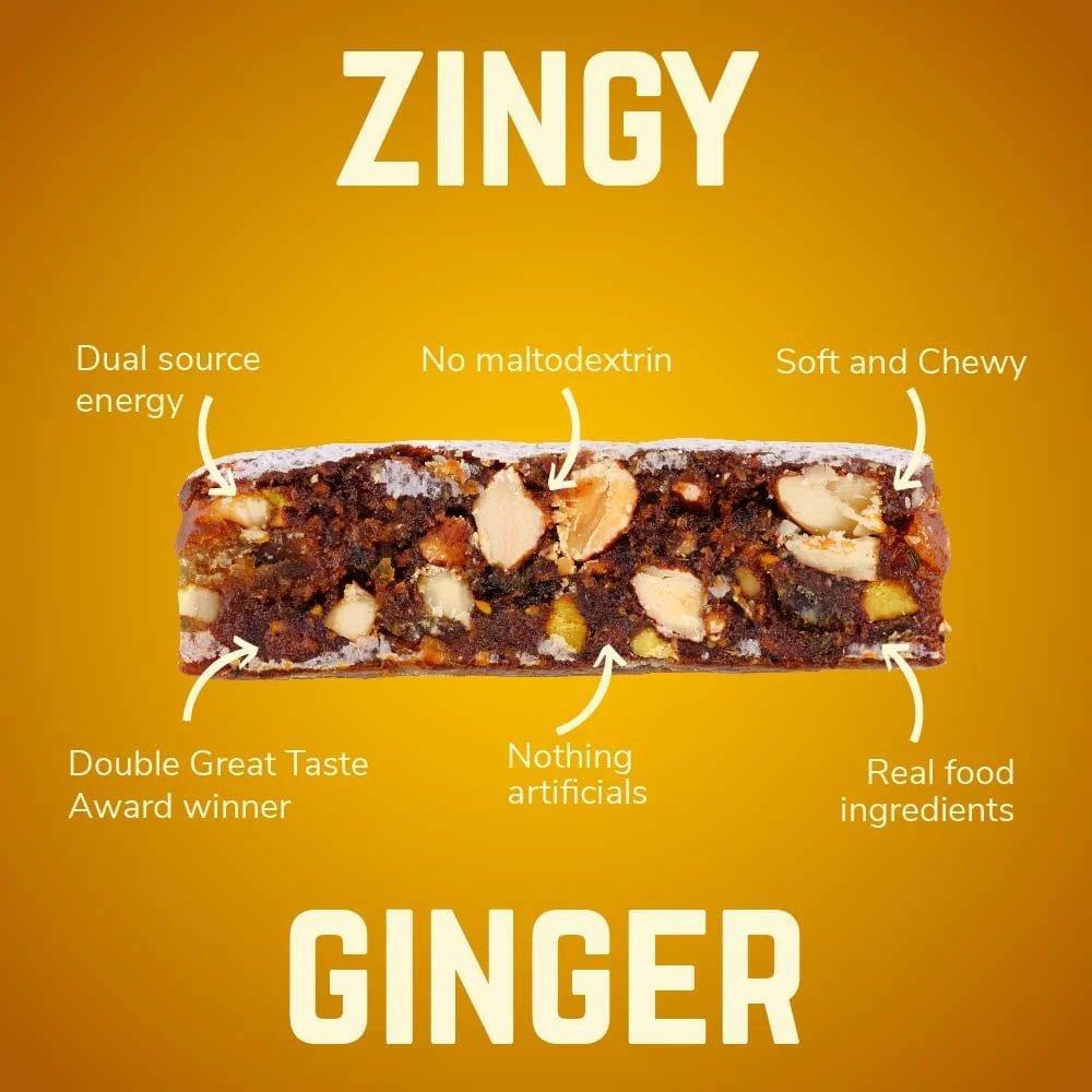 Zenzero Energy Bar - Lemon, Ginger & Pistachios
