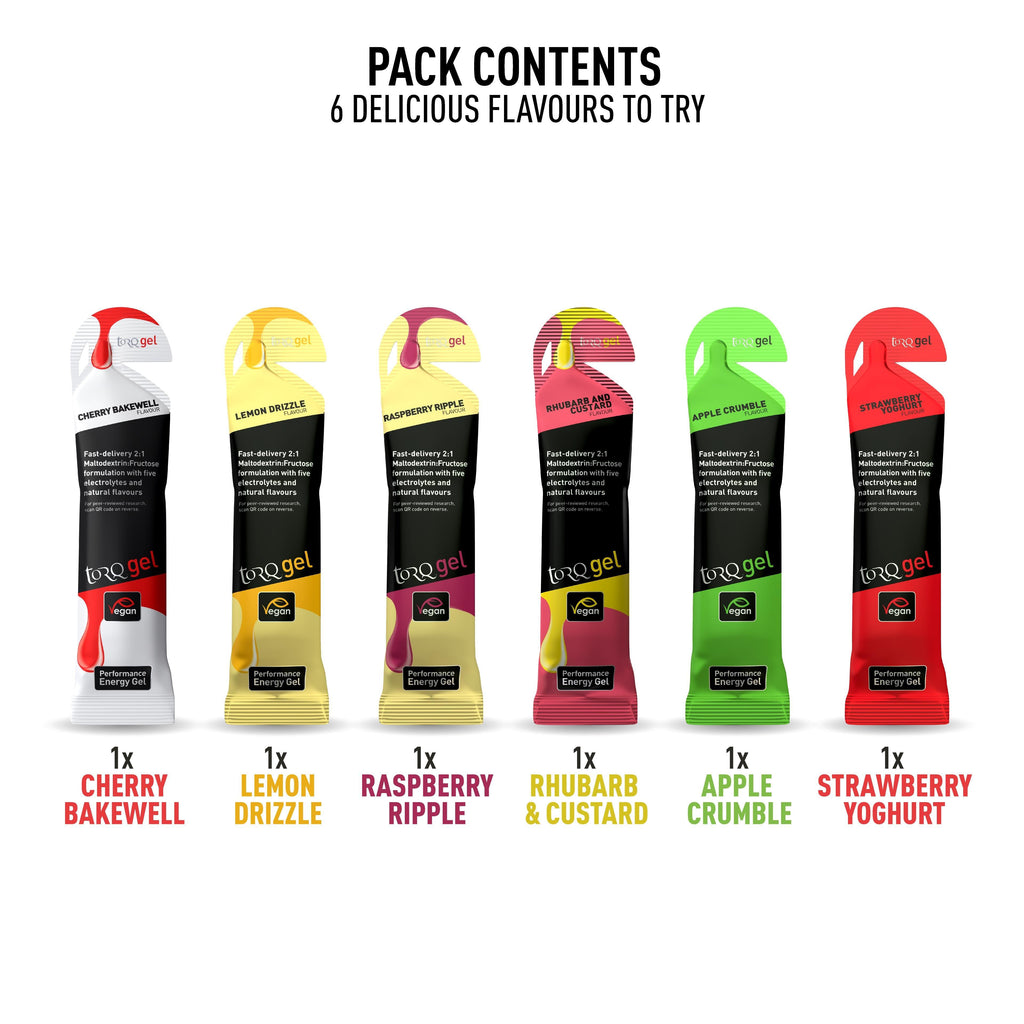 Energy Gel Taster Pack - 6 x Assorted Flavours