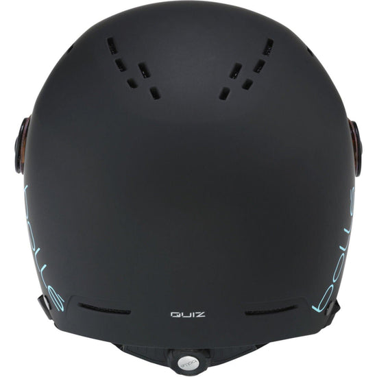 Kid's Quiz Visor Helmet - Black Blue Matte