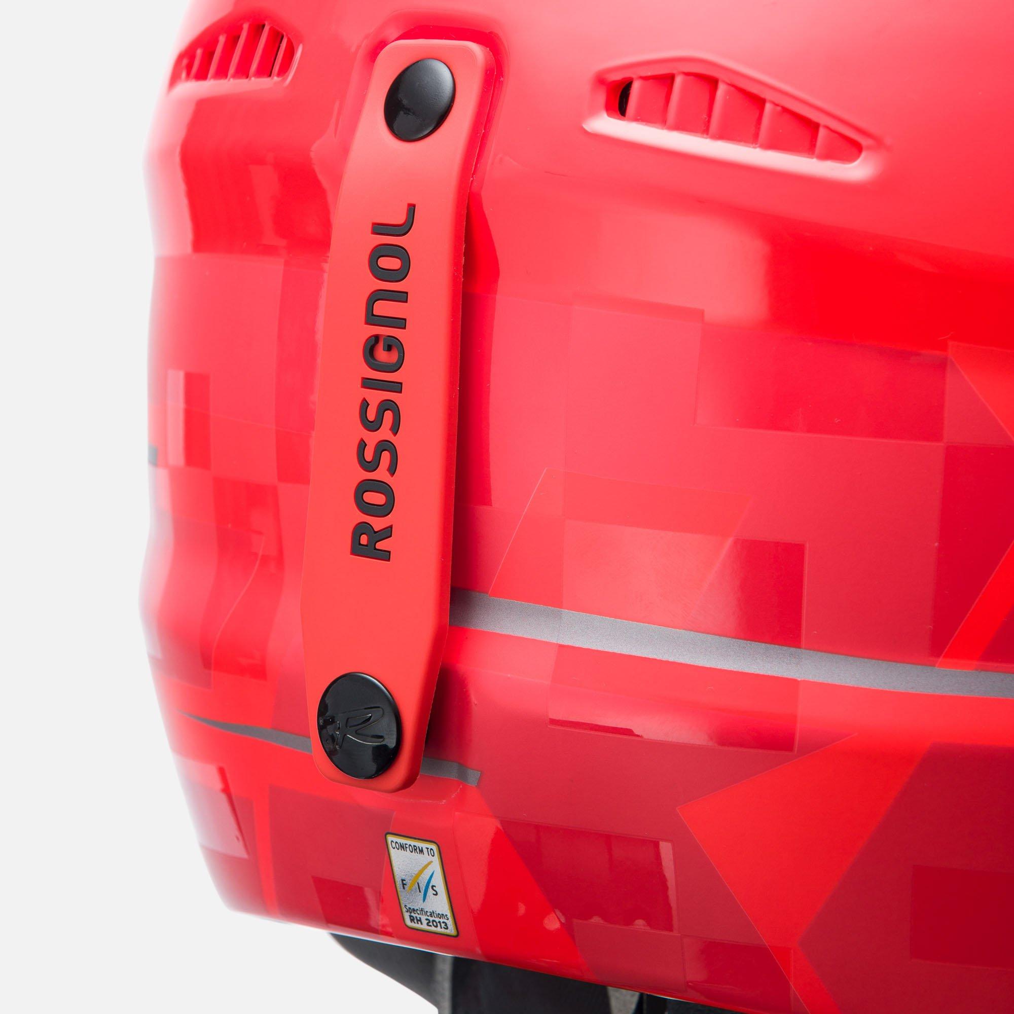 Rossignol Hero Giant Impacts FIS Helmet - Red | Tiso UK