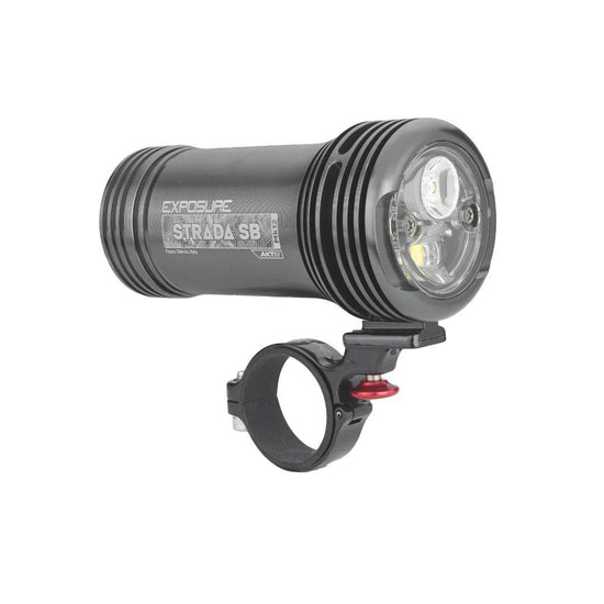 Strada Mk12 Super Bright Front Bike Light - Black
