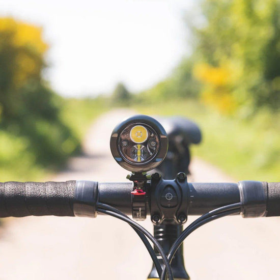 Strada Mk12 Super Bright Front Bike Light - Black