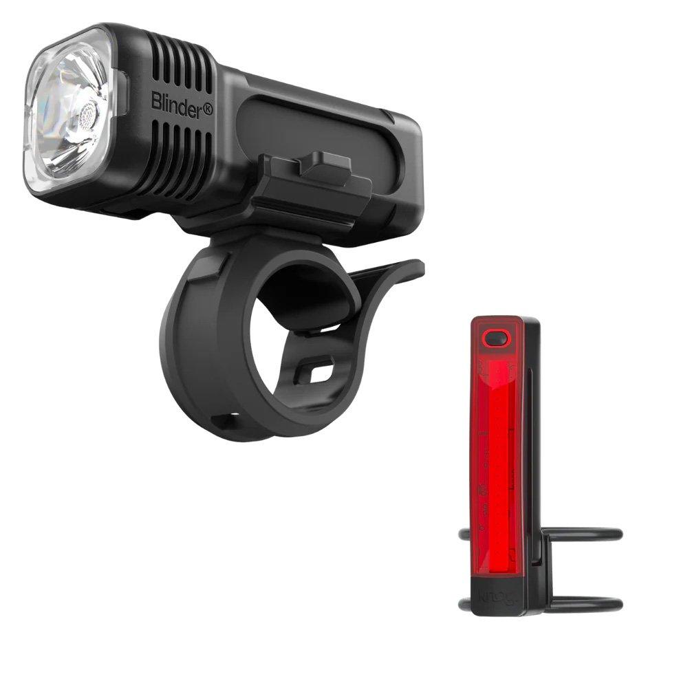 Knog Blinder Pro 400 And Plus Light Set - Black | Tiso