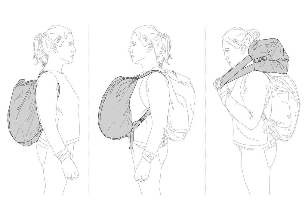 Split Climbing Rope Bag - Orange