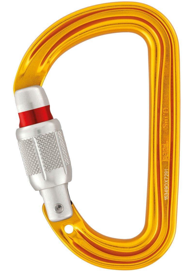 SMD Screw Lock Carabiner - Yellow