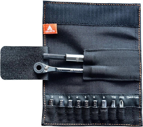 ROCKnROLL Bike Repair Tool Set - Black