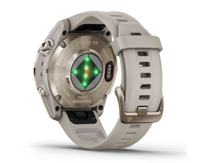 Fēnix® 7S Pro – Sapphire Solar Edition Watch - Cream Gold