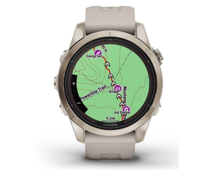 Fēnix® 7S Pro – Sapphire Solar Edition Watch - Cream Gold