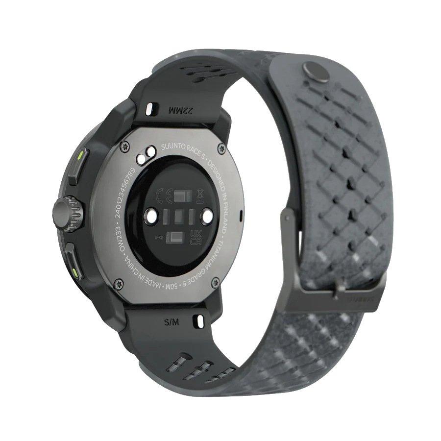 Race S Titanium Graphite Smartwatch - Grey