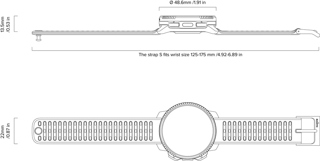 Vertical 2 Stainless Steel Smartwatch - Black