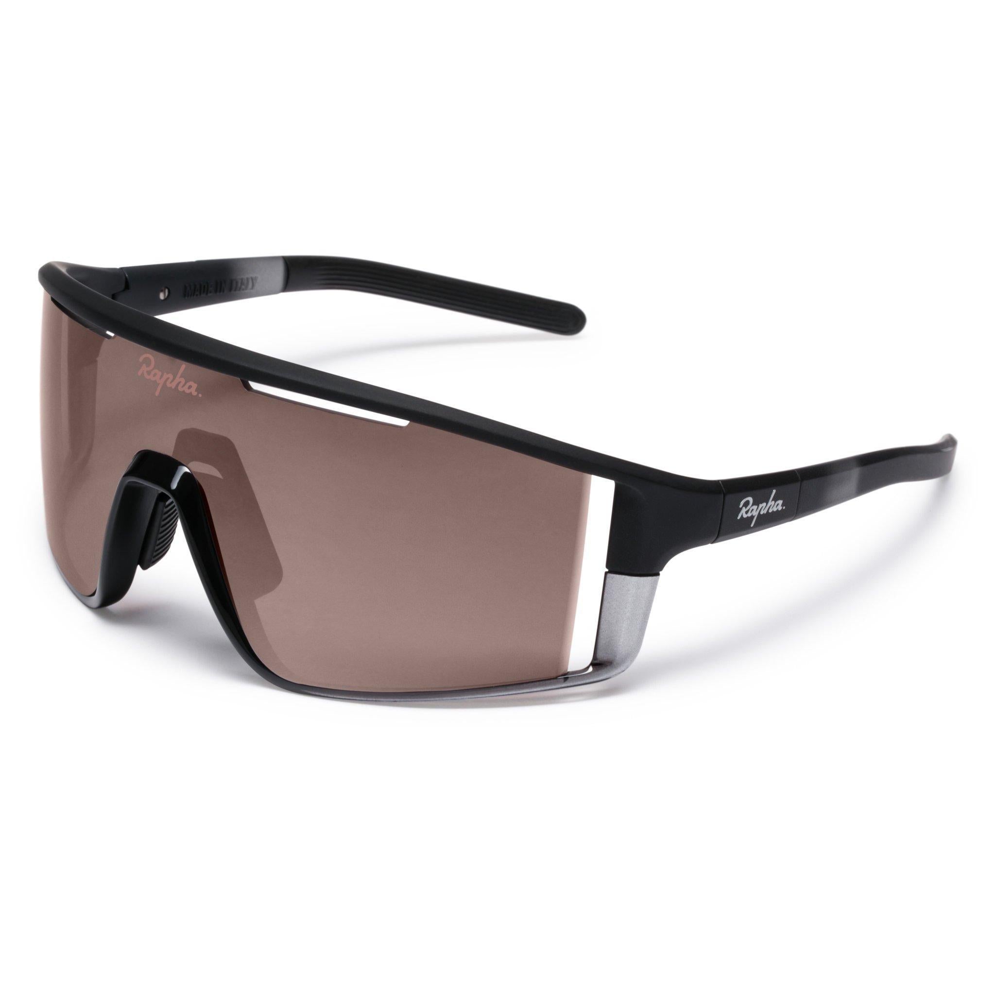 Rapha Unisex Sestri Glasses - Black / Brown | Tiso