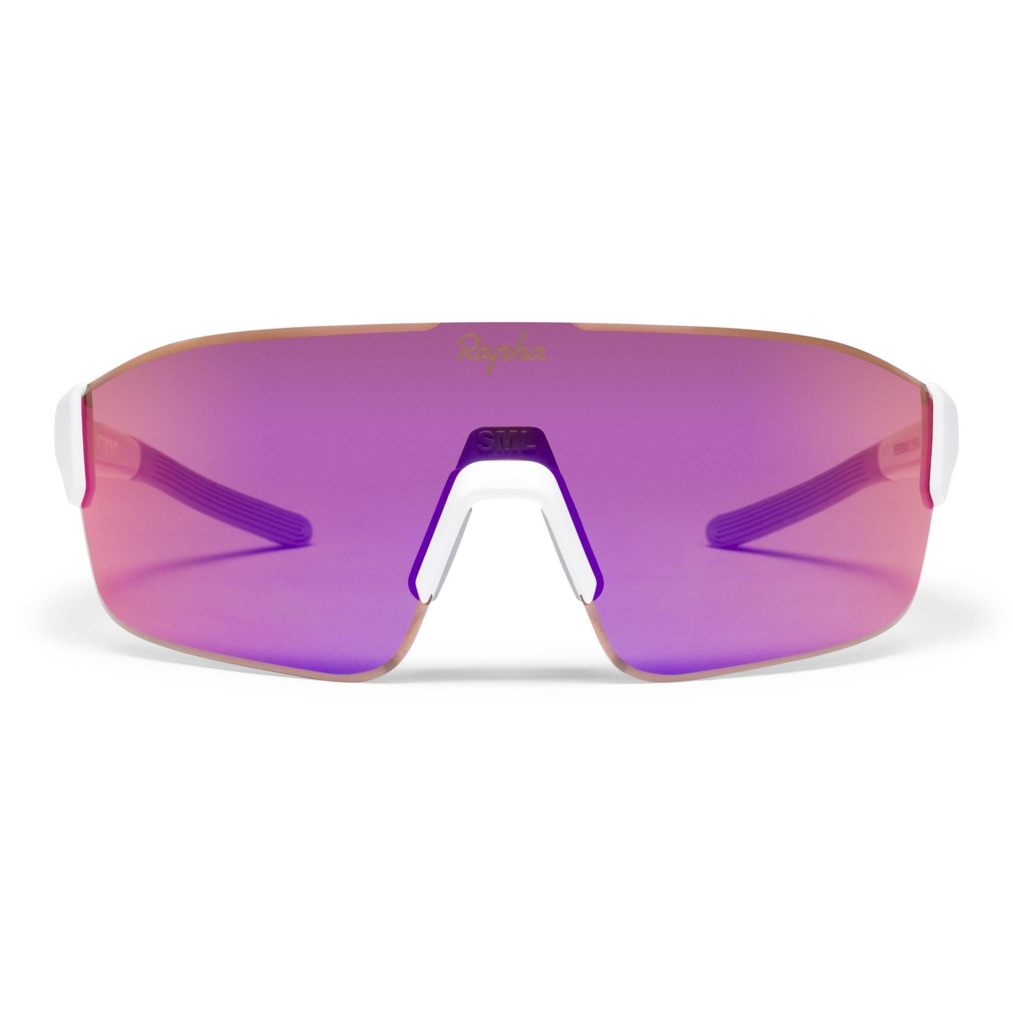 Rapha Unisex Fuori Glasses - White / Pink | Tiso