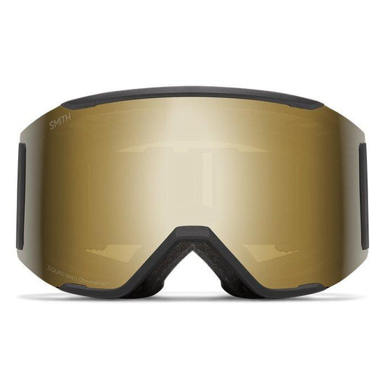 Squad Mag Goggle - Black + ChromaPop Sun Black Gold Mirror Lens