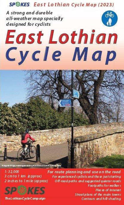 Spokes East Lothian Cycle Map - 5th Edn (2023)