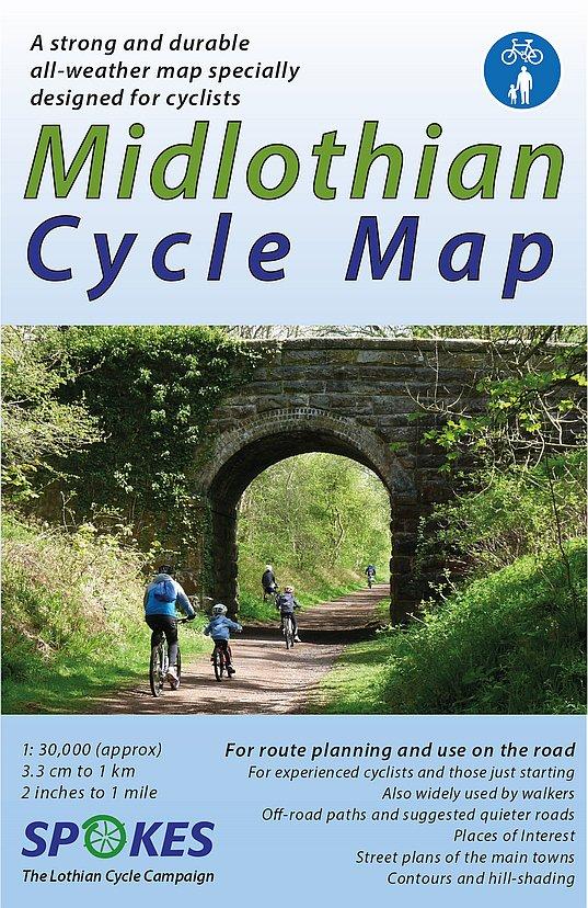 Spokes Midlothian Cycle Map - 5th Edition 2020