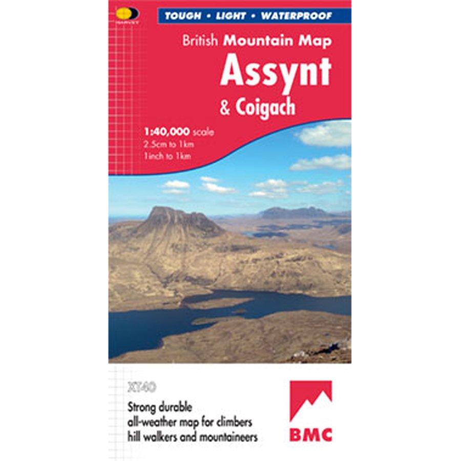 Assynt Coigach British Mountain Map