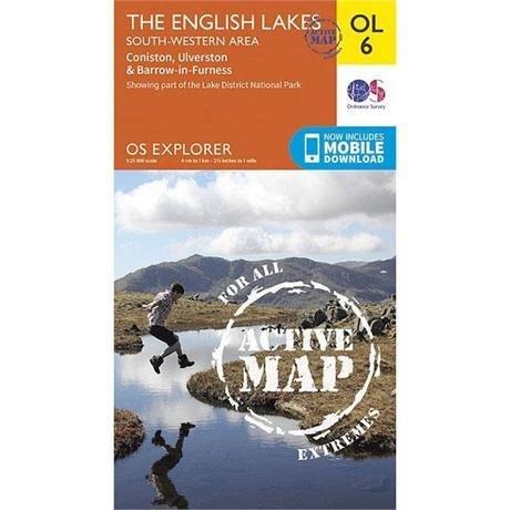 Explorer Active OL6 The English Lakes Map - SE Area