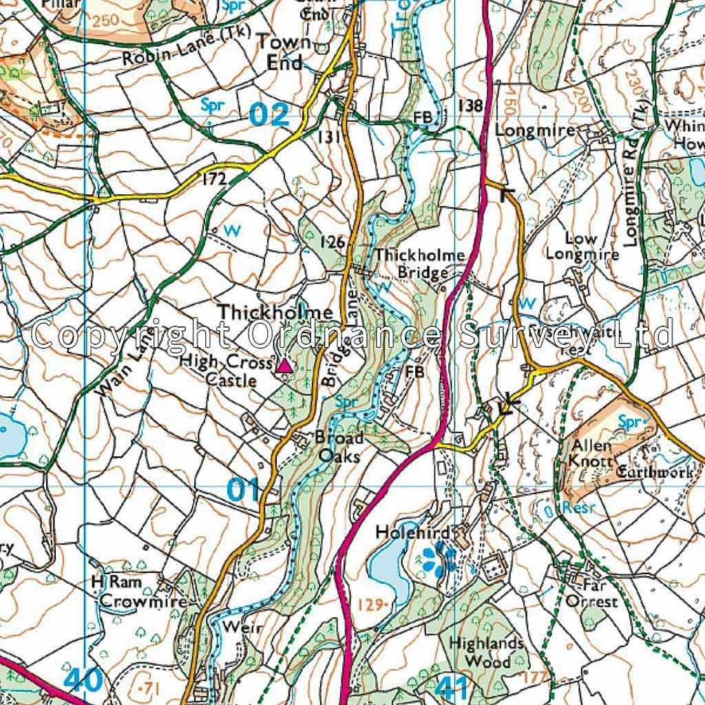 Explorer Active OL7 The English Lakes Map - SE Area