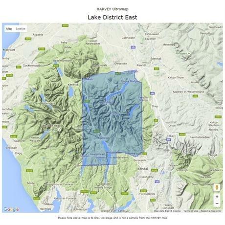 Ultramap Lake District East - 1:40,000