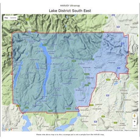 Ultramap Lake District South East - 1:40,000
