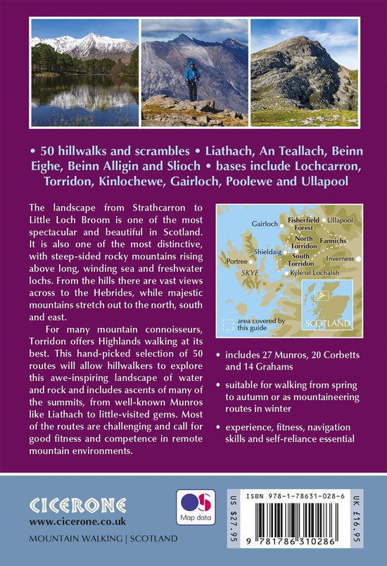 Walking in Torridon, Fisherfield, Fannichs and An Teallach: Including the ridges of Beinn Alligin, Liathach and Beinn Eighe by Chris Townsend