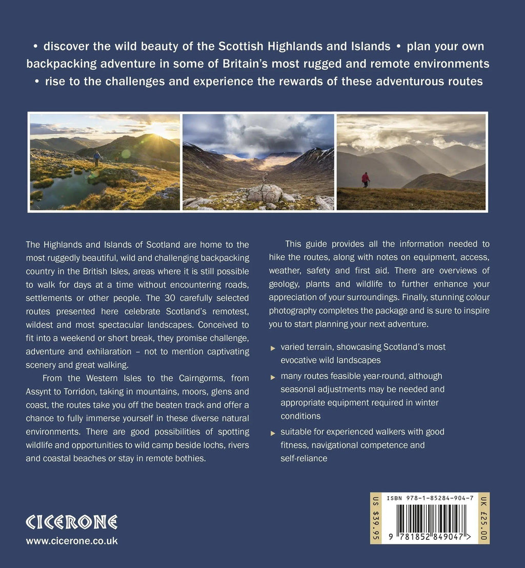 Scottish Wild Country Backpacking by Peter Edwards, David Lintern and Stefan Durkacz
