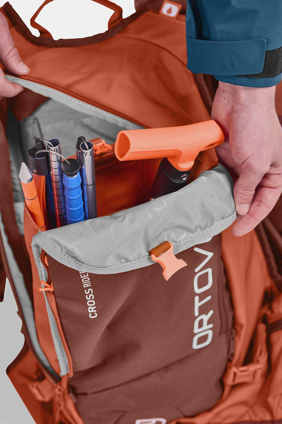 Cross Rider 22L Freeride Ski Backpack - Orange