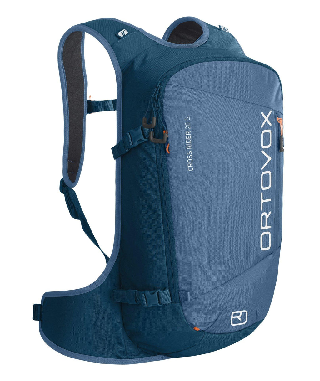Cross Rider 20L Short Freeride Ski Backpack - Blue