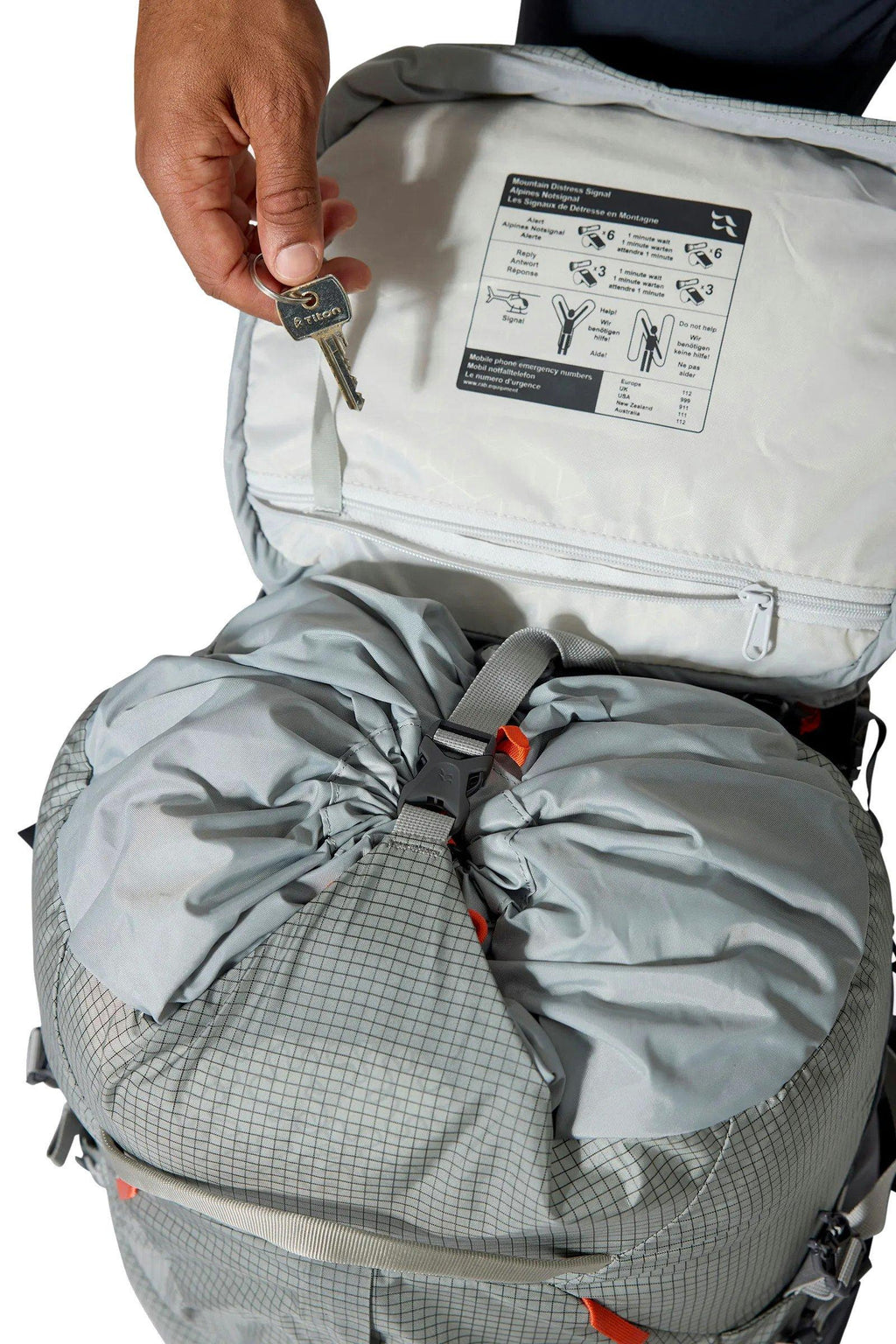 Hyperon 65L Mountaineering Pack - Grey