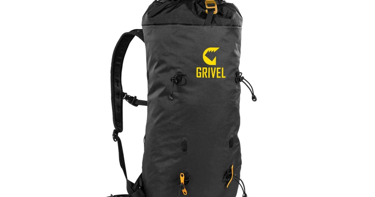 Grivel Spartan 45L Mountaineering Backpack - Black | Tiso