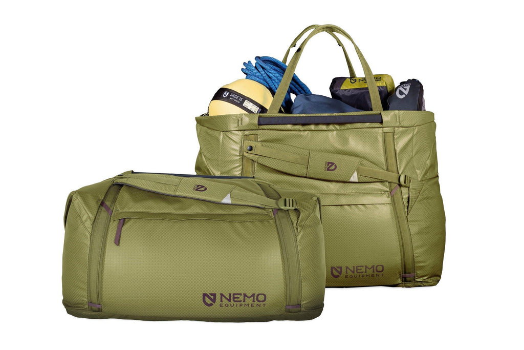 Double Haul 100L Convertible Duffel and Tote - Green
