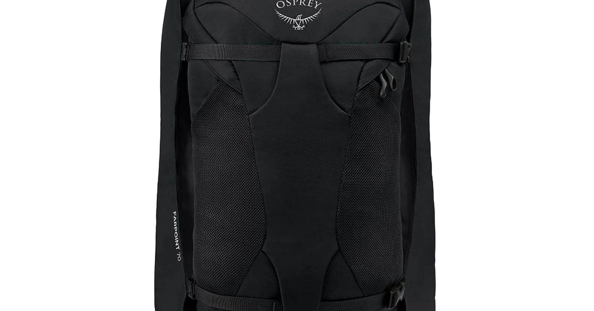 Osprey Farpoint 70L Travel Backpack - Black | Tiso