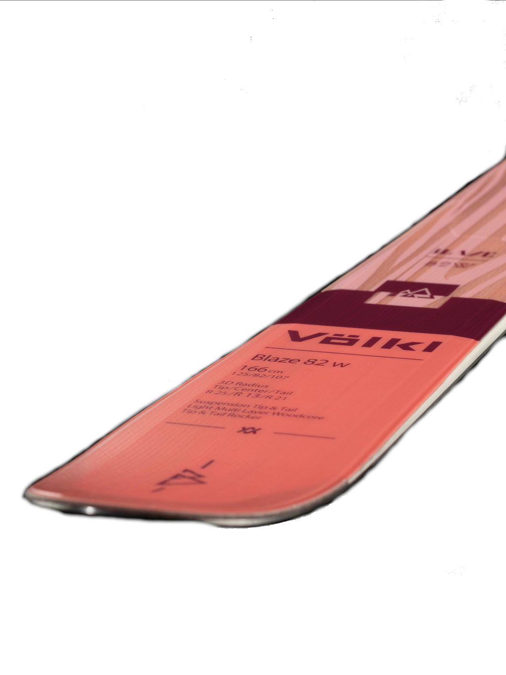 Women's Blaze 82mm All-Mountain Freeride Skis - Pink