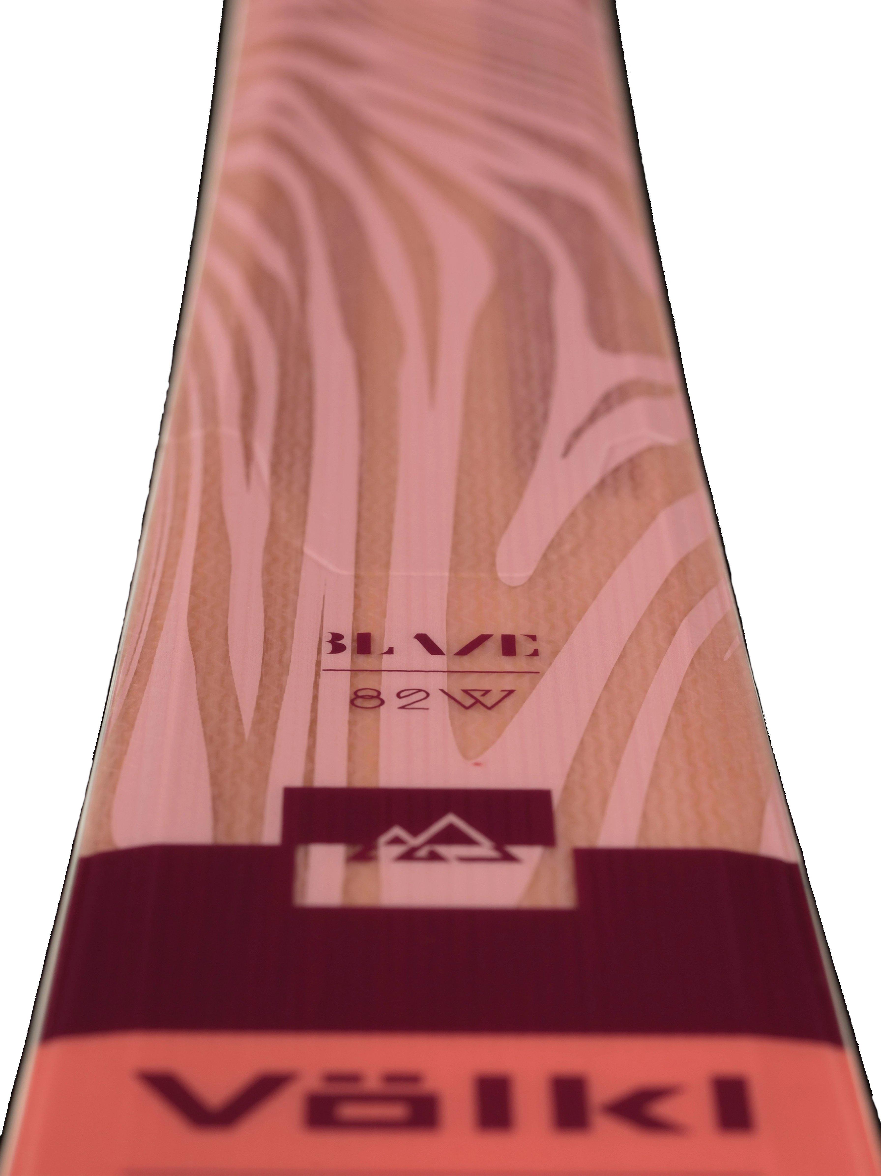 Volkl Women's Blaze 82mm All-Mountain Freeride Skis - Pink | Tiso UK