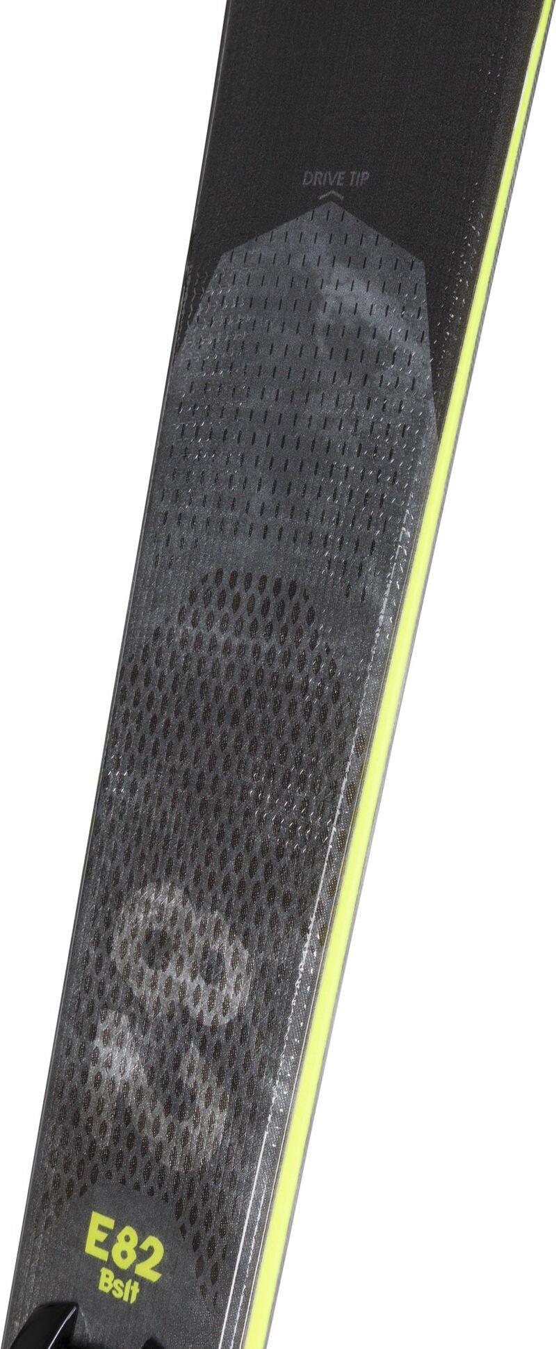 Men's Experience 82mm Basalt Piste Skis + NX12 Konect Ski Bindings - Black/Yellow