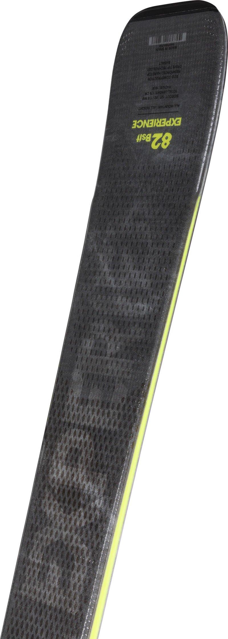 Men's Experience 82mm Basalt Piste Skis + NX12 Konect Ski Bindings - Black/Yellow