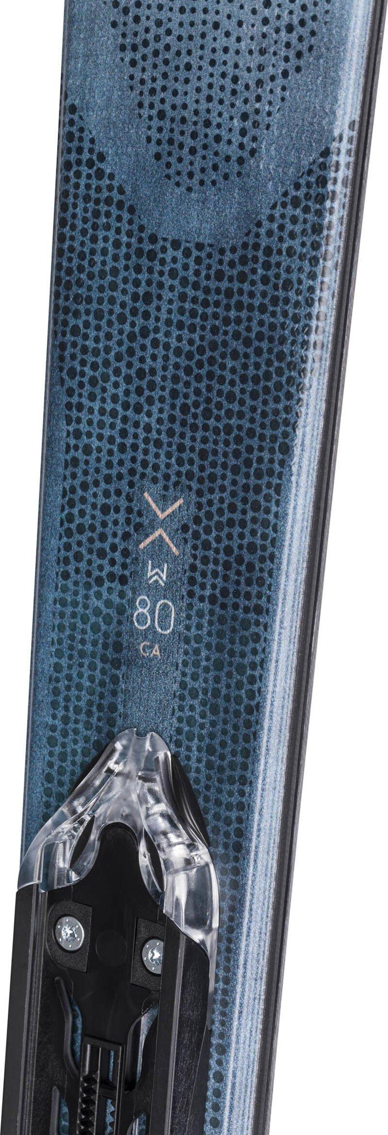 Women's All Mountain Experience 80 Carbon Skis + XPRESS W 11 GW B83 BK/SPKL Bindings - Blue